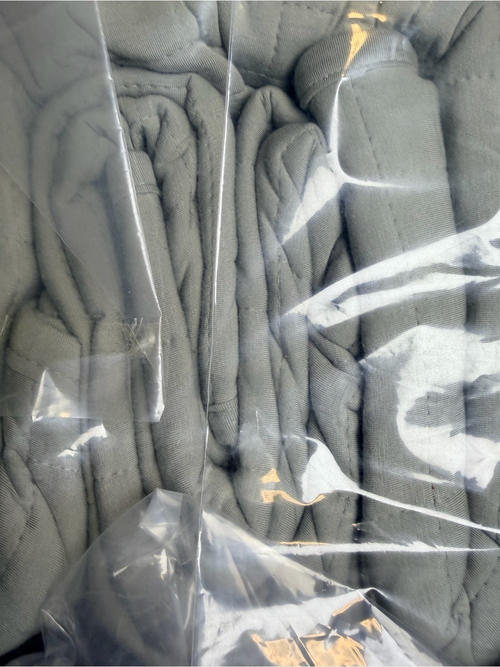 Cozy Earth Bamboo Jersey Quilted Euro Shams Stone 36x36 Set of 2 NWT - Picture 4 of 4